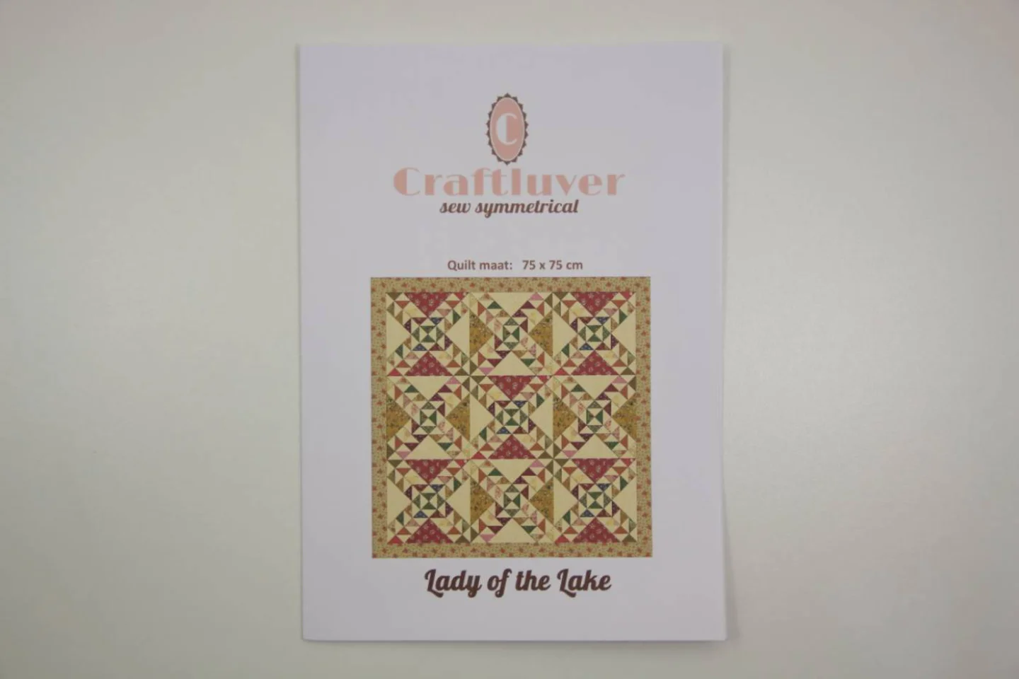 Quiltpatroon Lady of the Lake Craftluver.