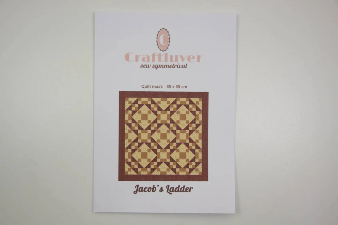 Quiltpatroon Jacob's Ladder Craftluver.