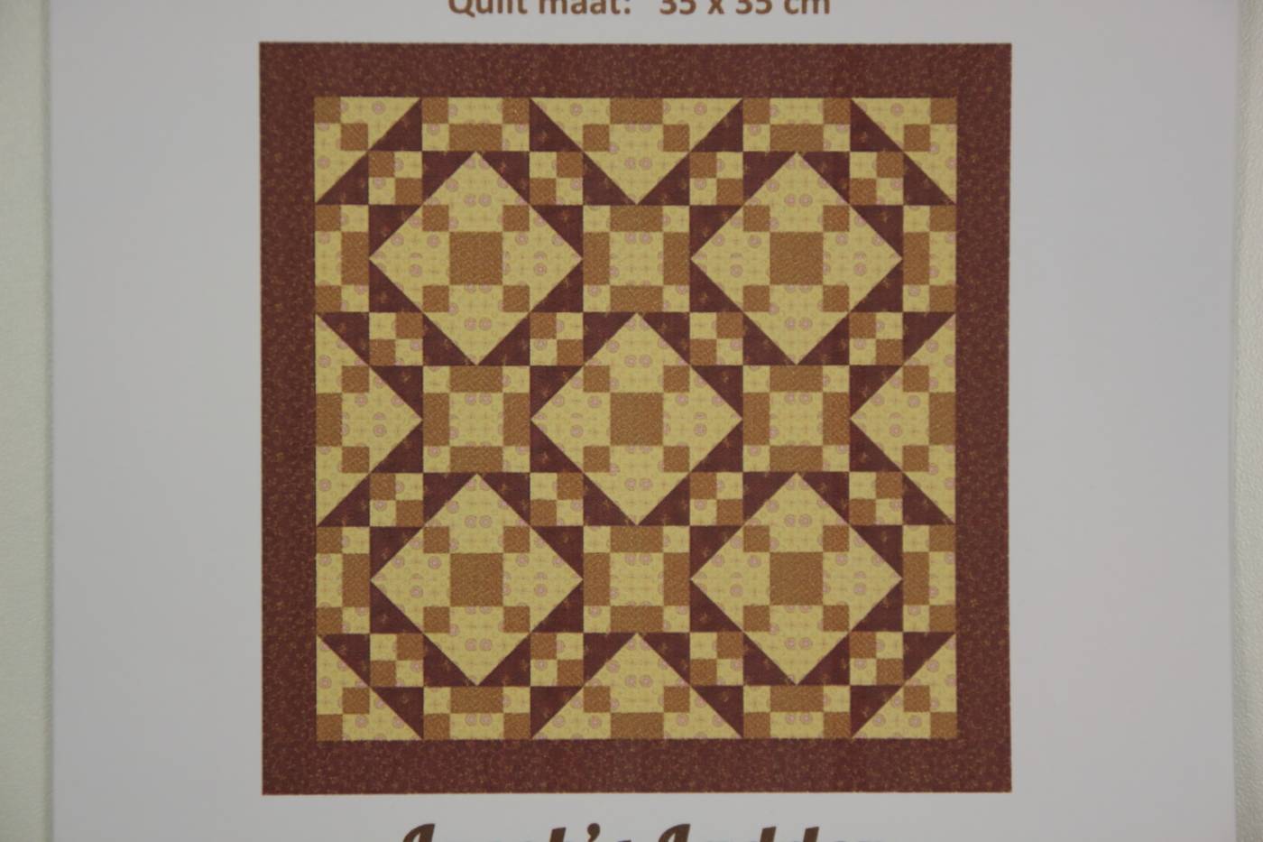 Quiltpatroon Jacob's Ladder 2