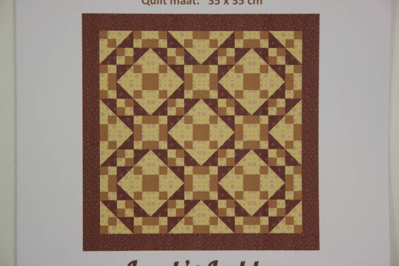 Quiltpatroon Jacob's Ladder 2