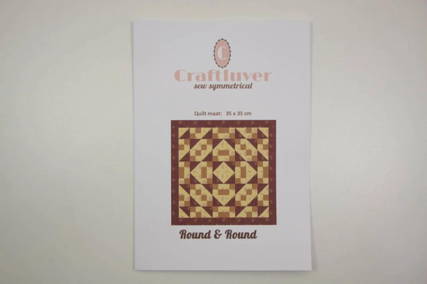 Quiltpatroon Round & Round Craftluver.