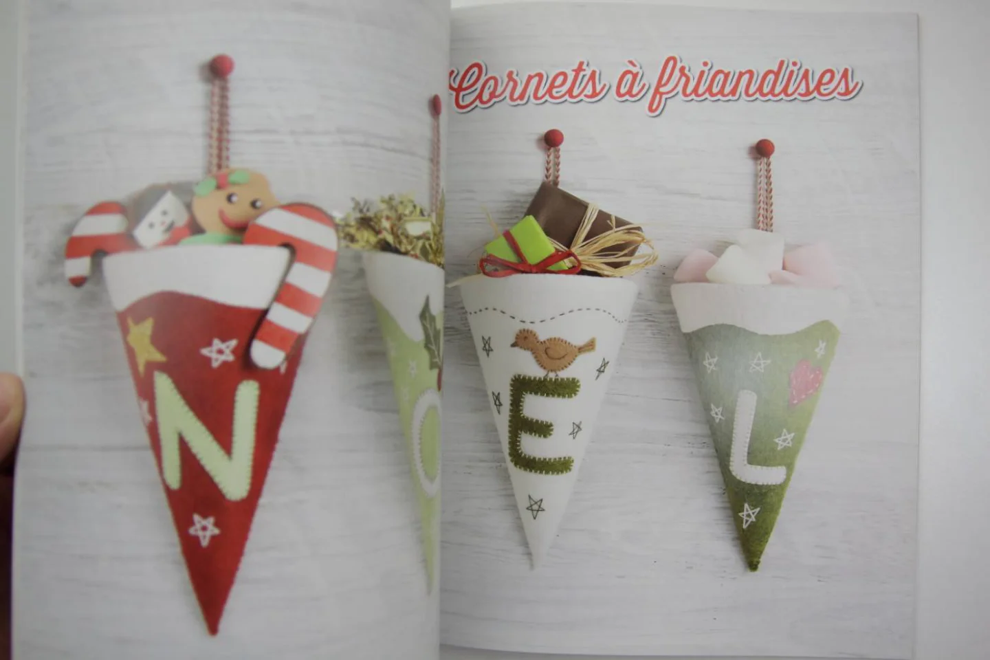 Le livre de Noël-appliceren en naaien me.