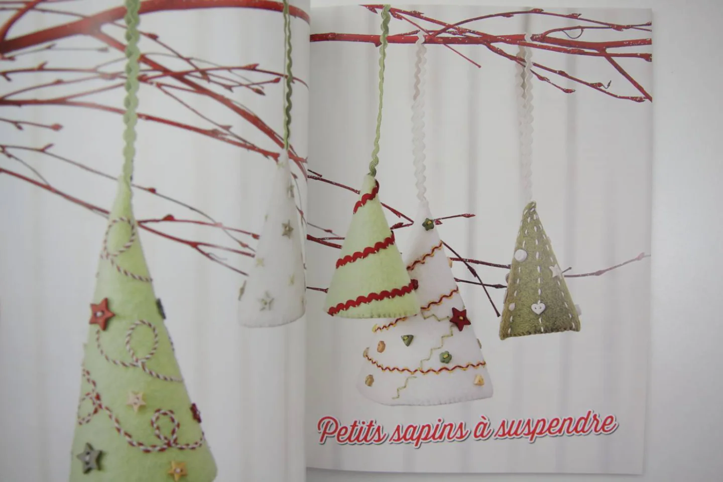 Le livre de Noël-appliceren en naaien me.