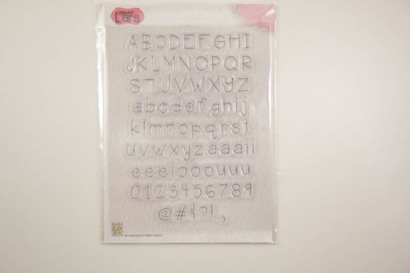 Blank stempel-Alphabet Lars-clear-10x14,