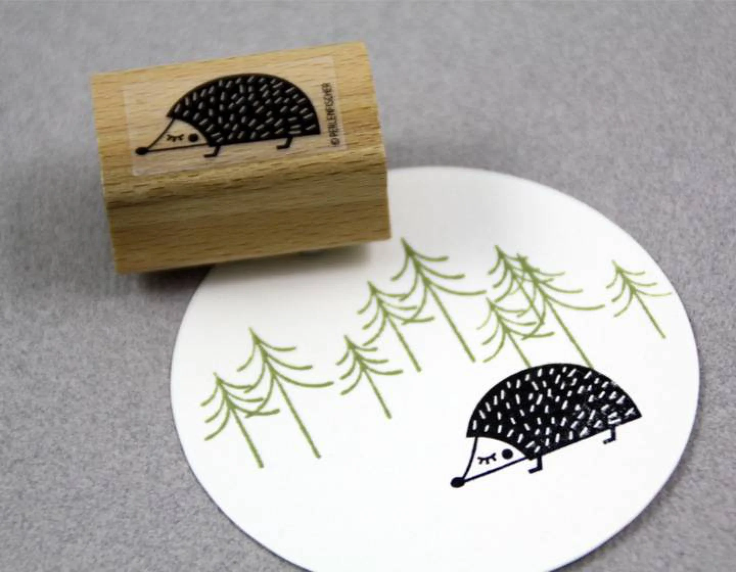 Houten stempel-Perlenfischer-moederegel-.