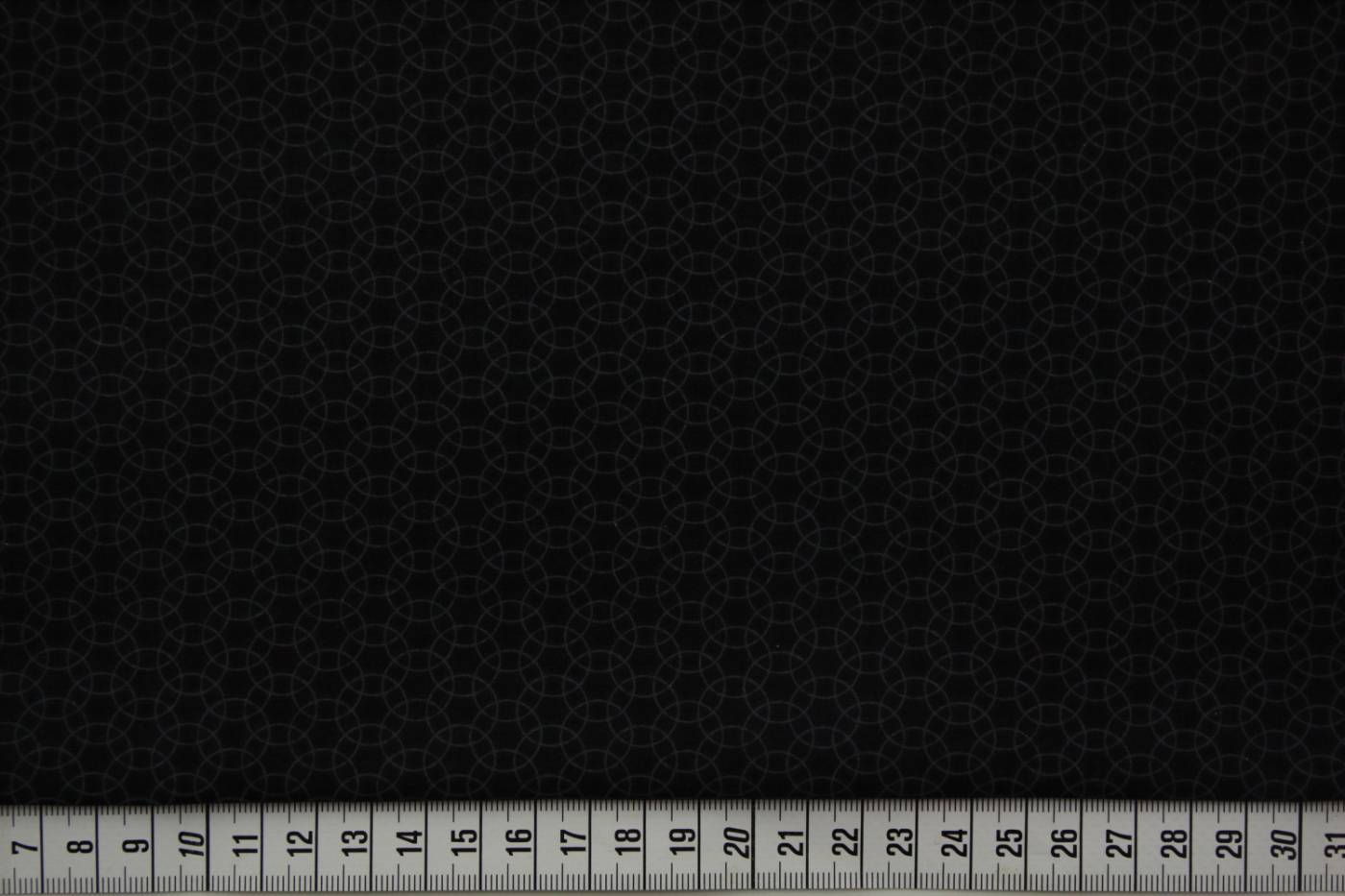 quiltstof-zwart-grijze kringen-Moda-graf