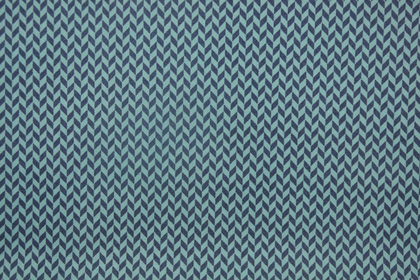 quiltstof-blauw-visgraatmotief-visgraat-