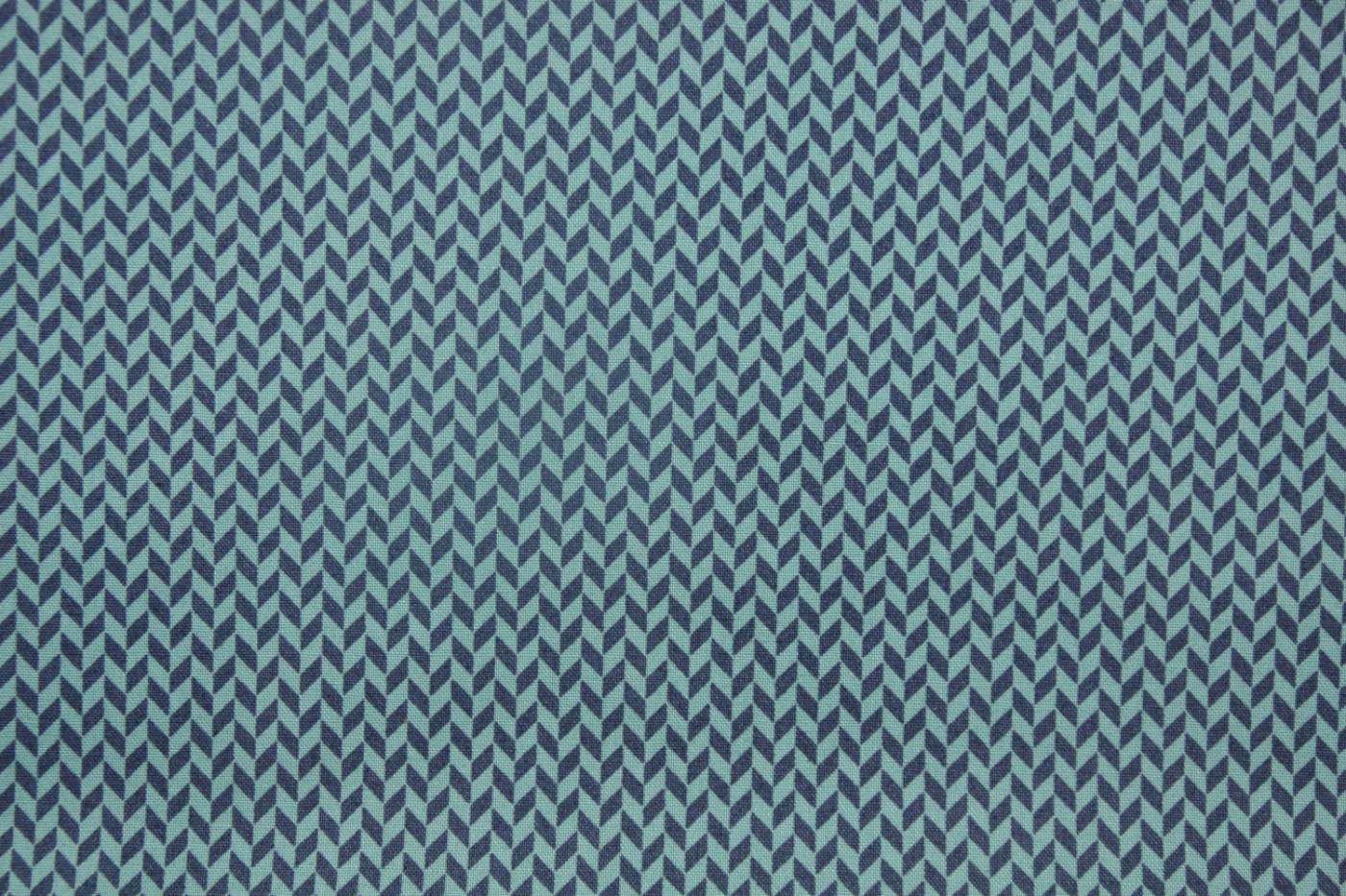 quiltstof-blauw-visgraatmotief-visgraat-