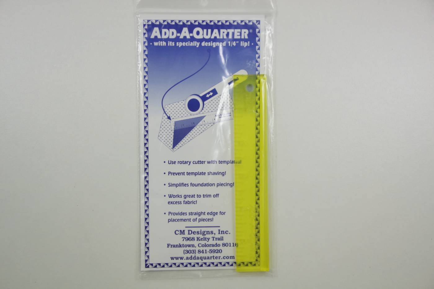 Liniaal-Add A Quater-6 inches-Ad a quart