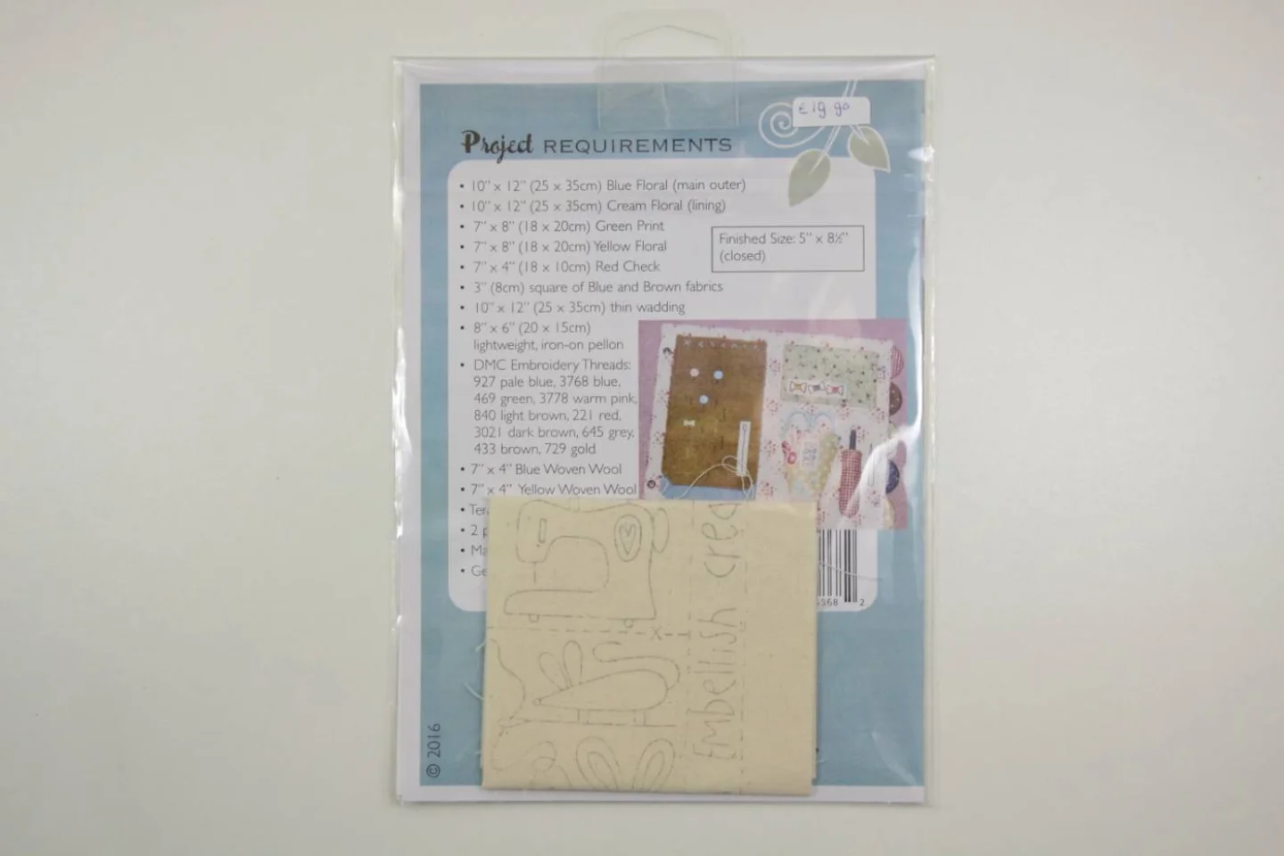 Naaipatroon met stitchery-Sewing Mouse-n.