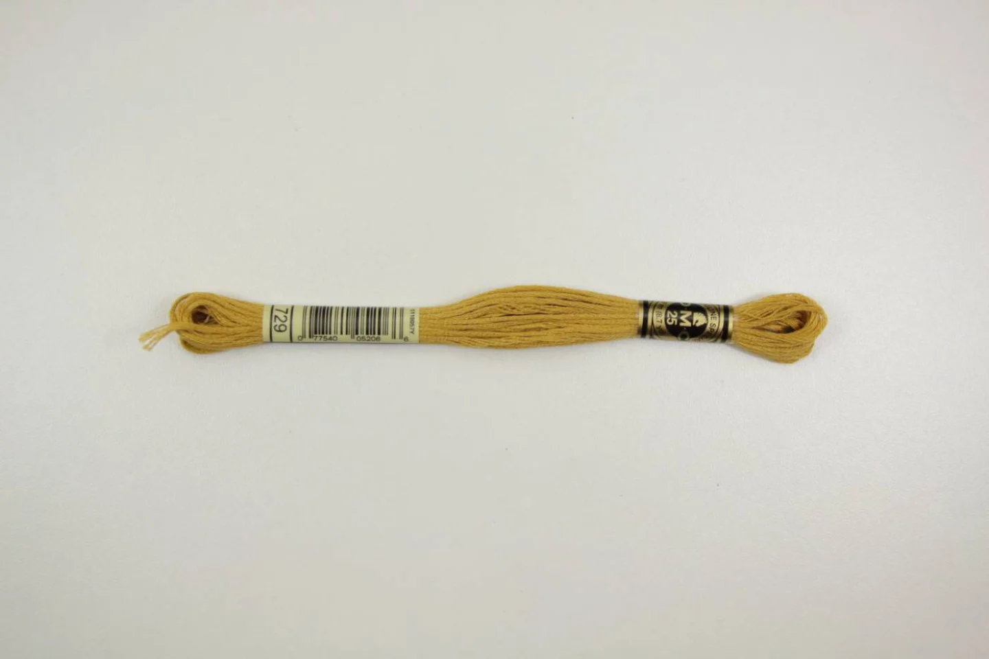 Borduurgaren-oud goud-729-DMC-kleur 729-.