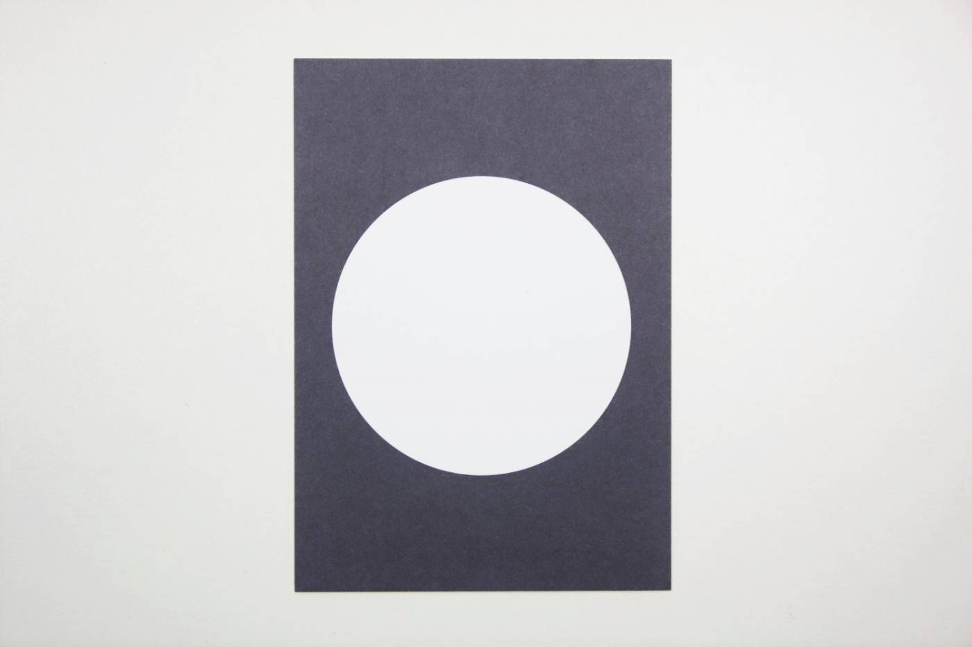 Enkele kaart perlenfischer cirkel blauw