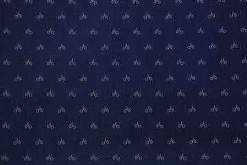 quiltstof-koningsblauw-ivoor motief-Moda