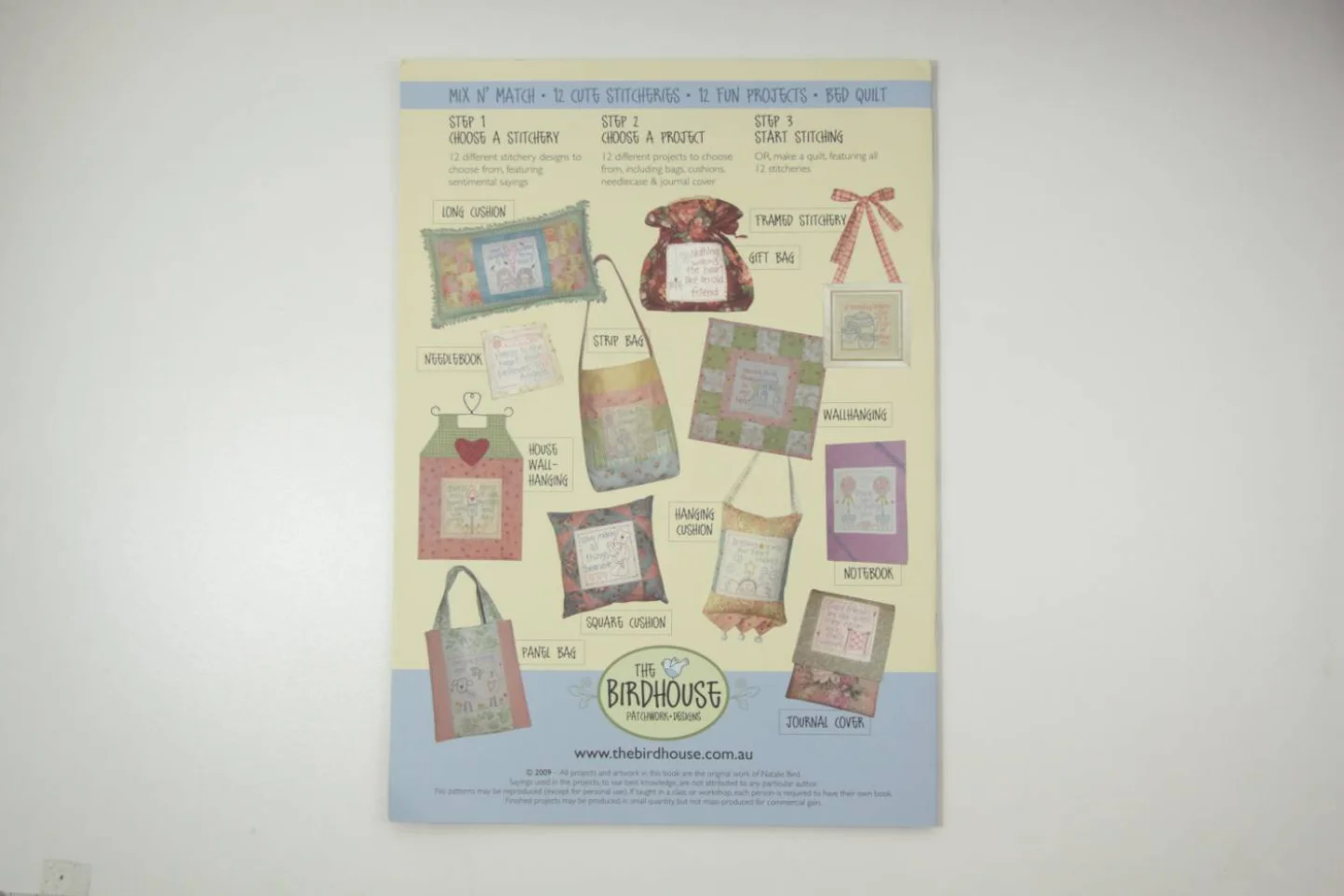 quiltboek- stitchery - Sweet Sentiments-.