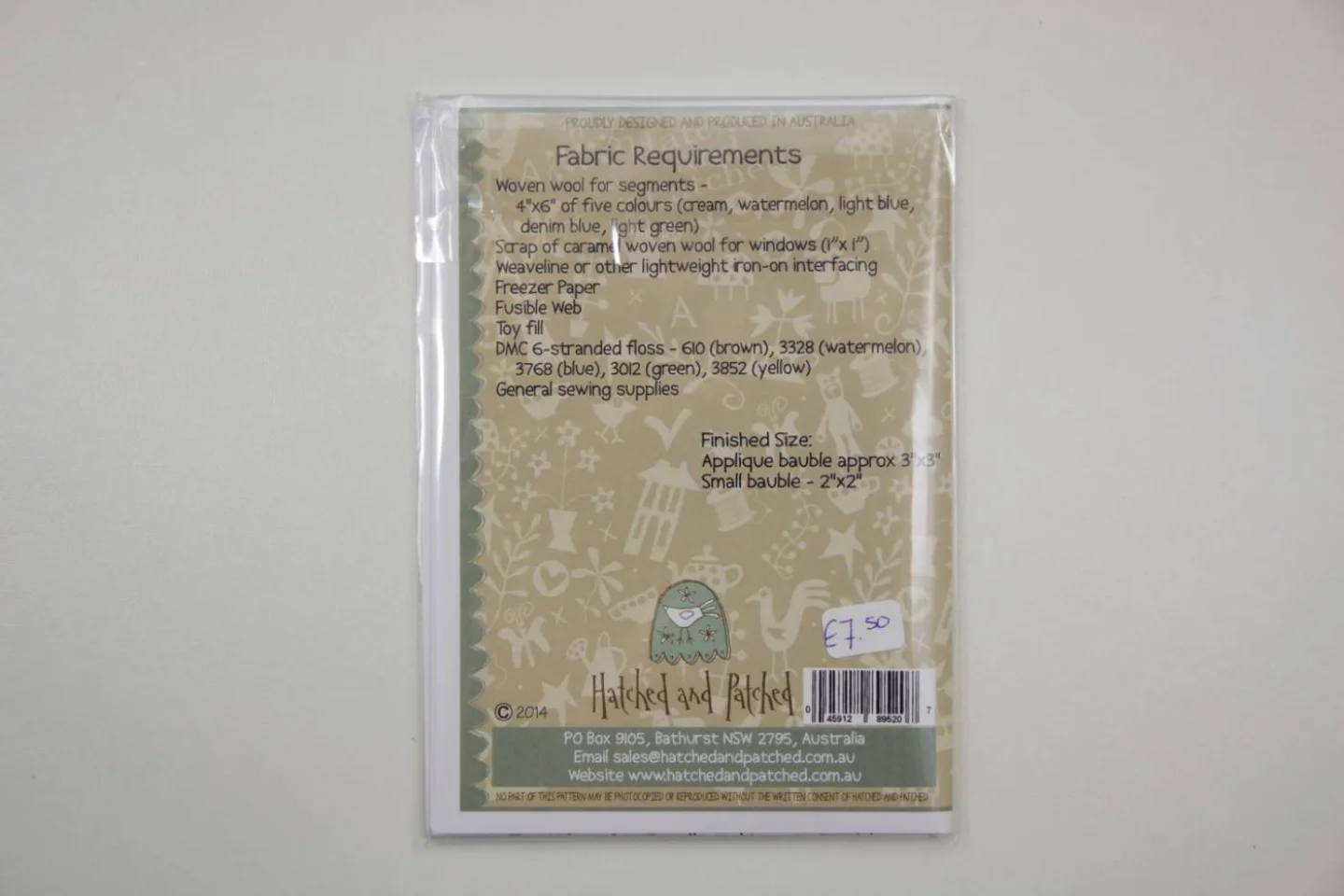 Naaipatroon met stitcherie-Joyful Xmas B.
