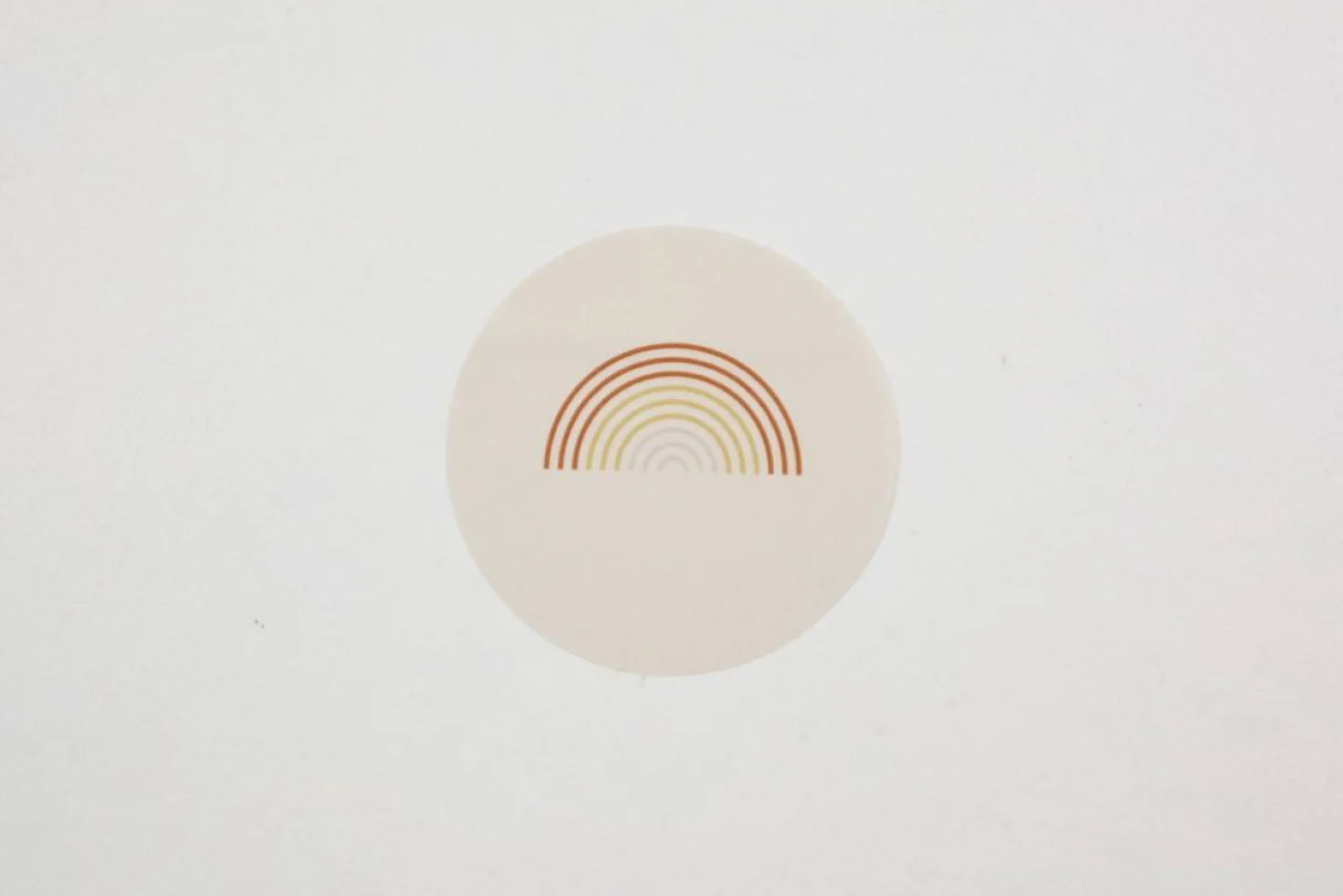 sticker etiket rainbow regenboog sluitst.
