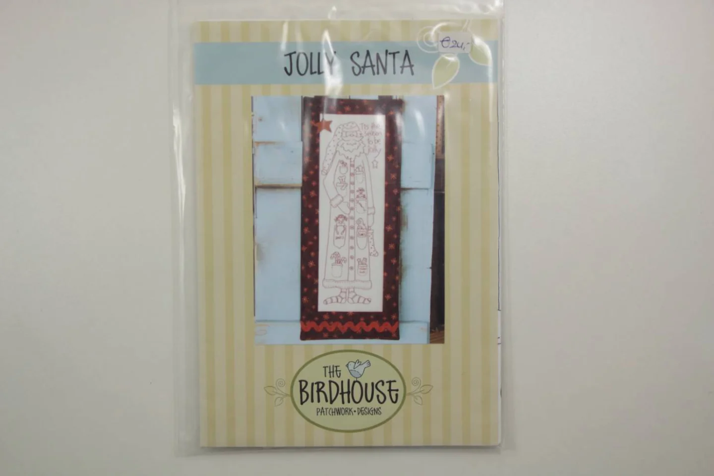 Stitchery patroon-Jolly Santa-20,3 cm br.