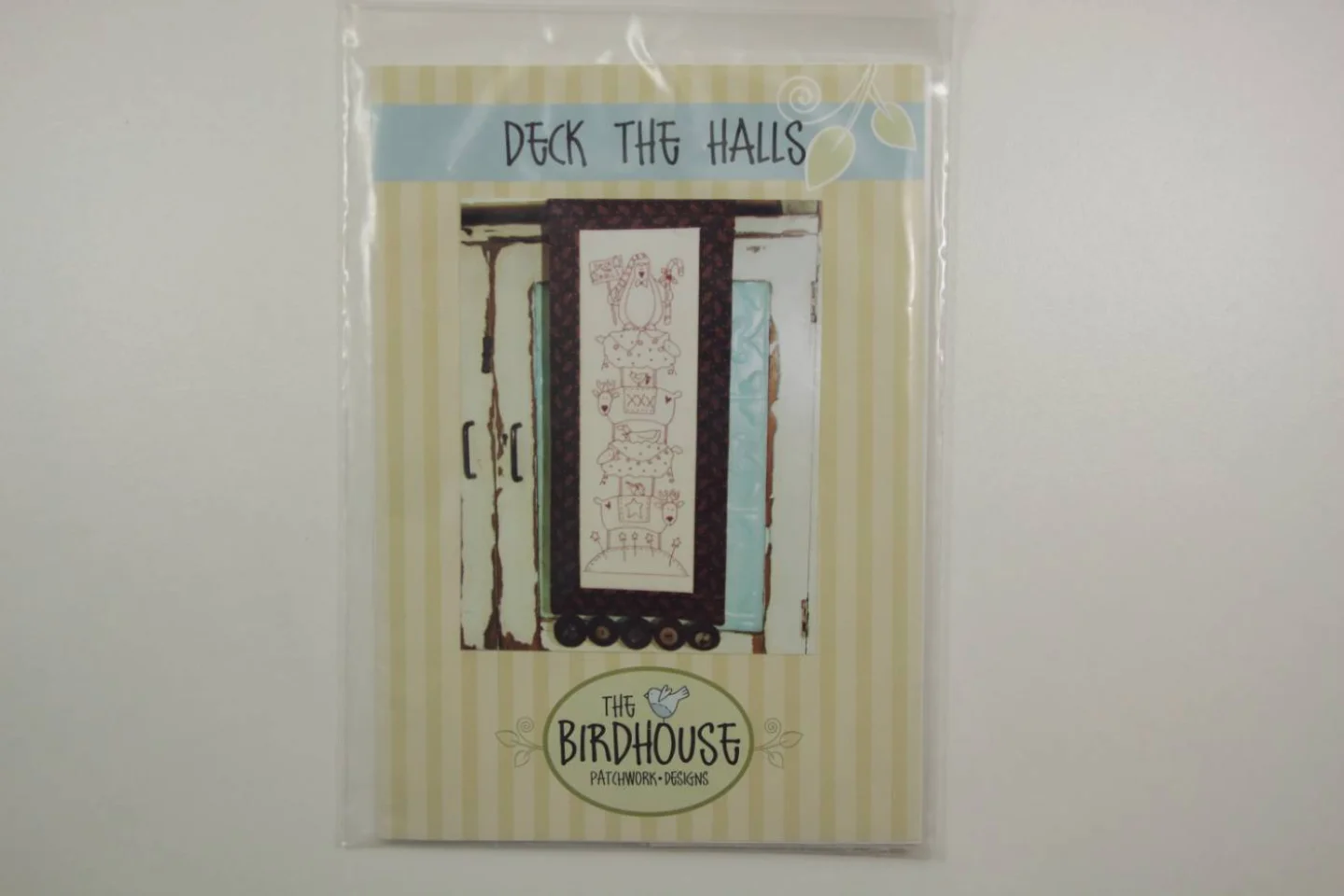 Stitcherie patroon-Deck The Halls-borduu.