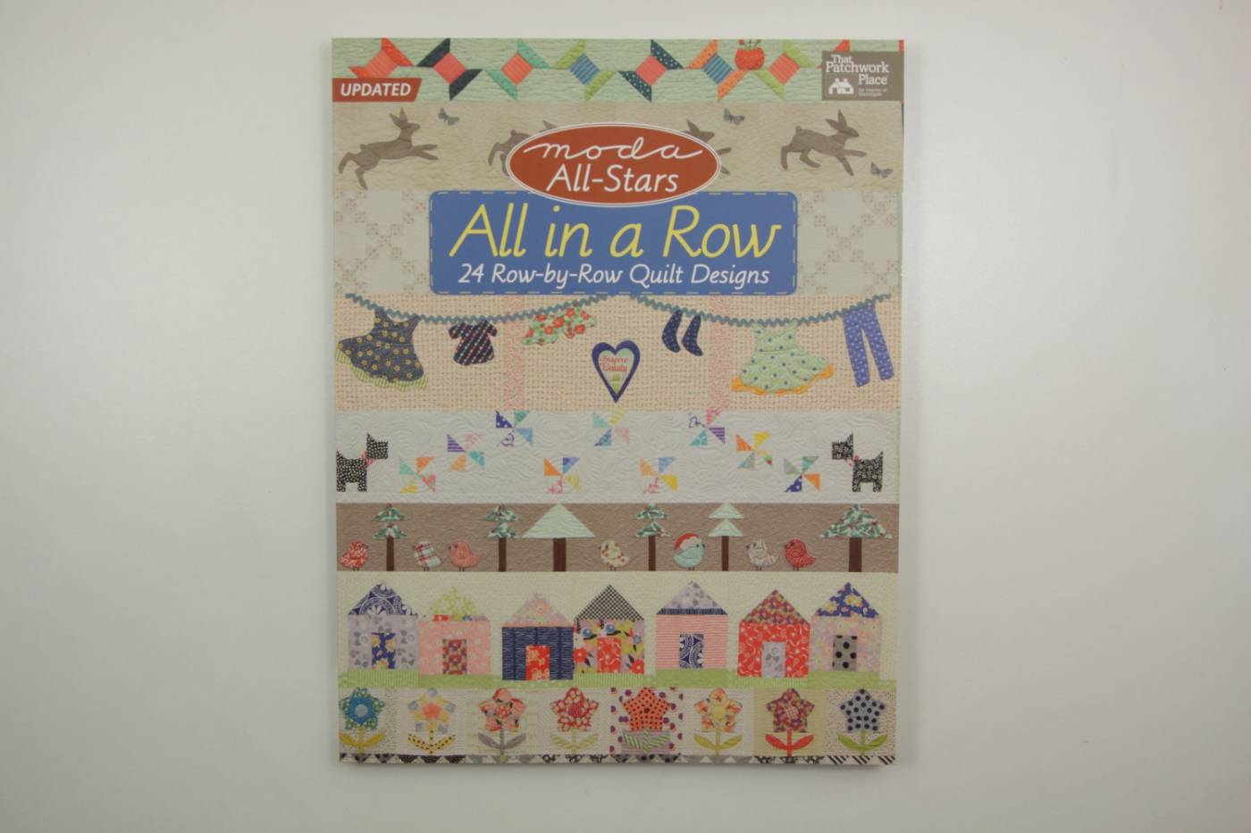 quiltboek All in a row-patchwork randen-