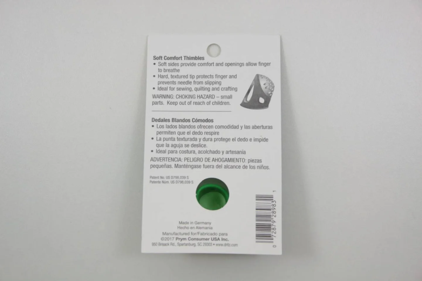 Vingerhoed-Dritz-Soft Comfort-medium-Med.