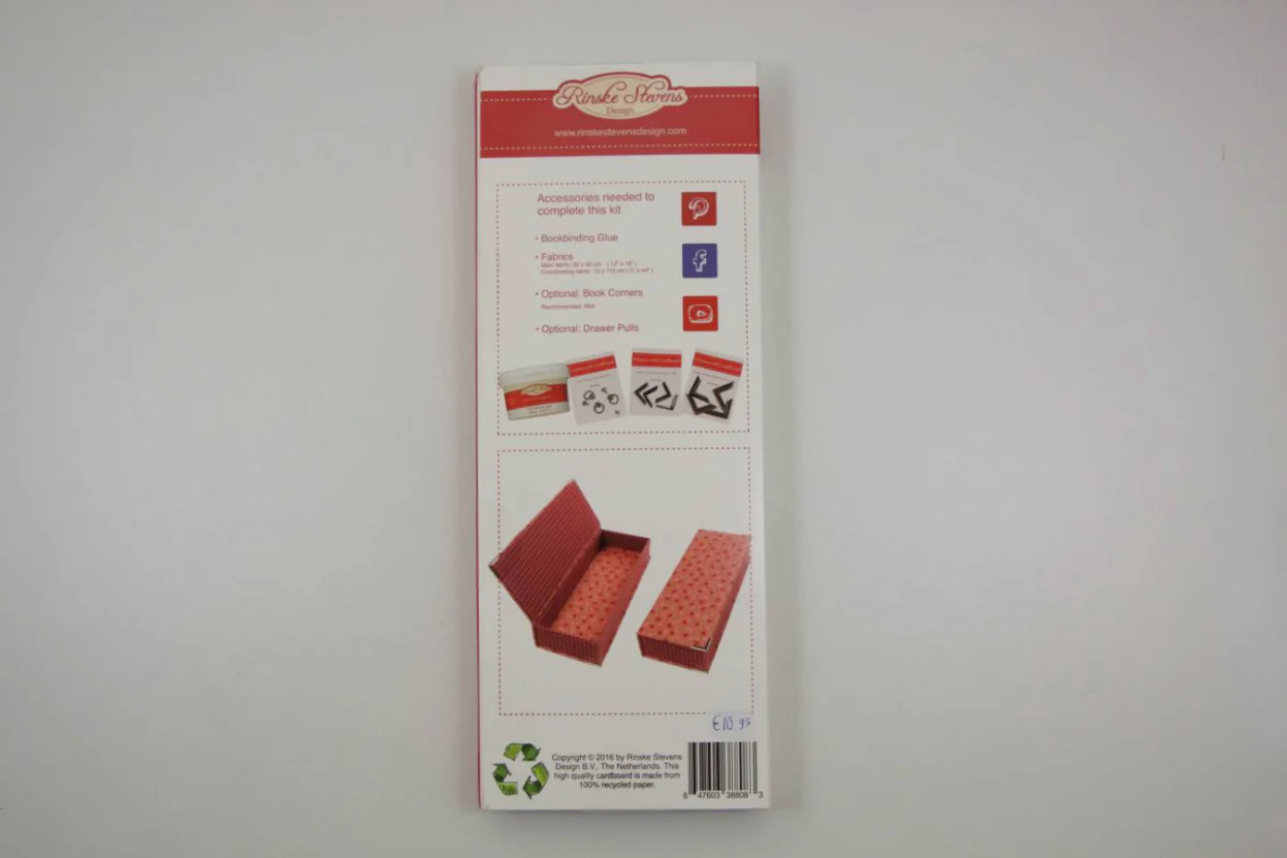Kartonnagepakket-Handy Box-doosje quiltg.