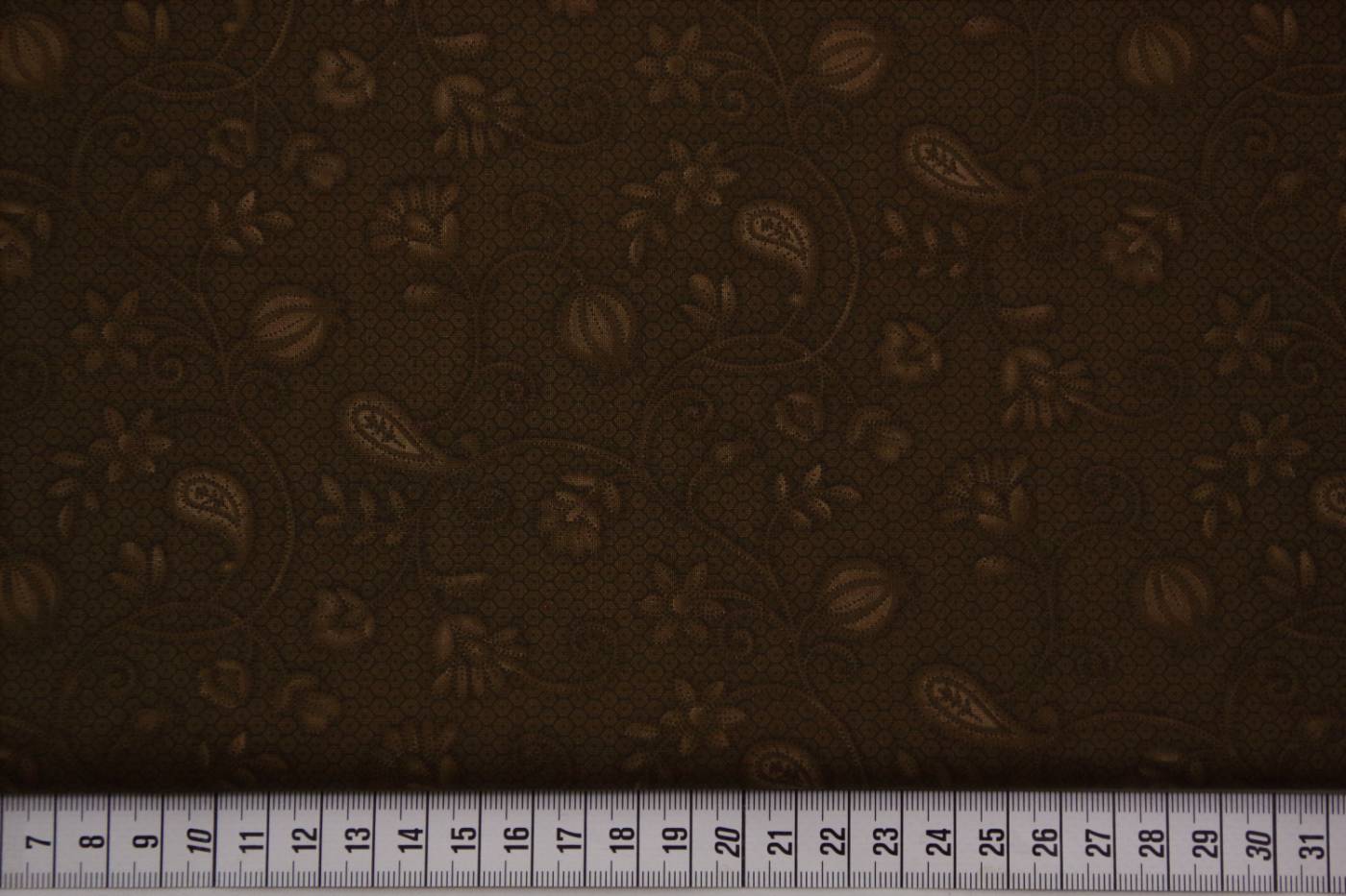 quiltstof-Bruin-slingers met papaverknop
