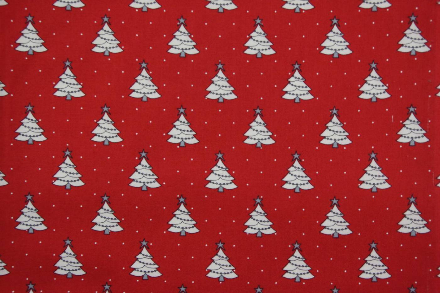verb quiltstof kerst rood-kerstboompjes