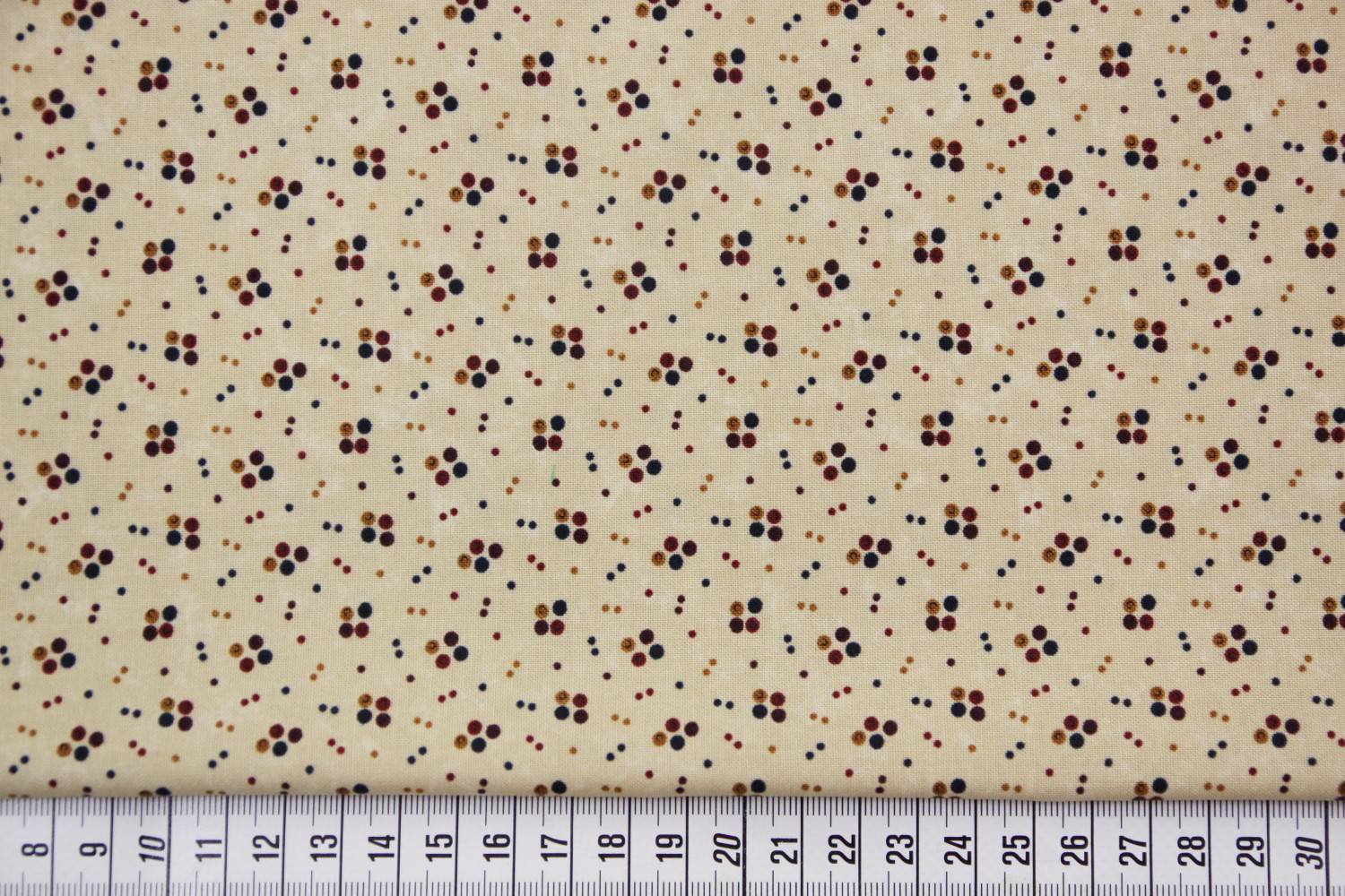 Aangepast -2-quiltstof-ecru-rode,blauwe,