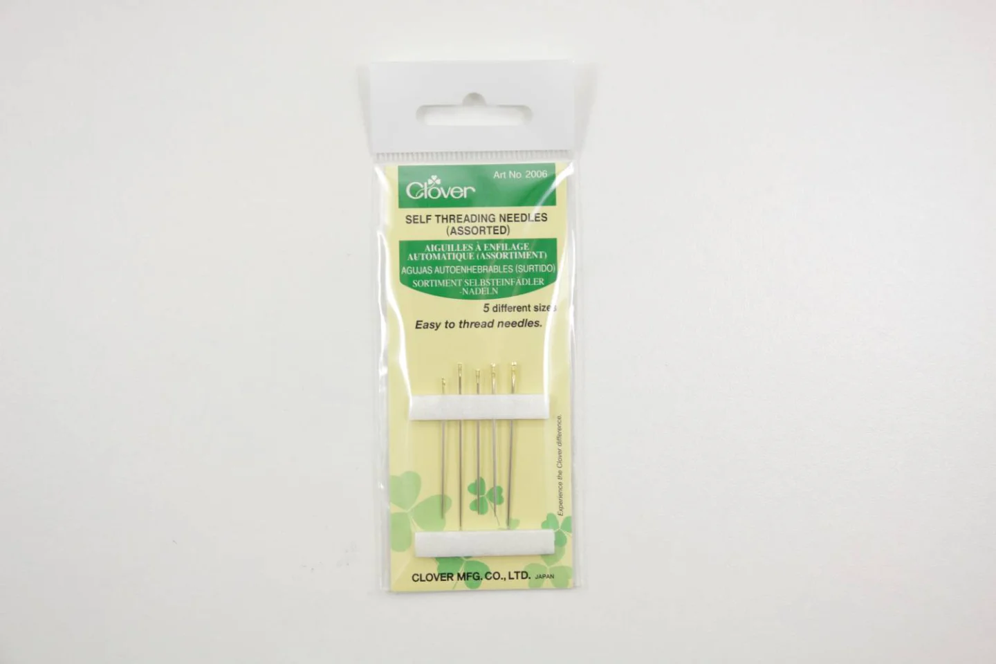 selfthreading needles clover zelfrijgend.