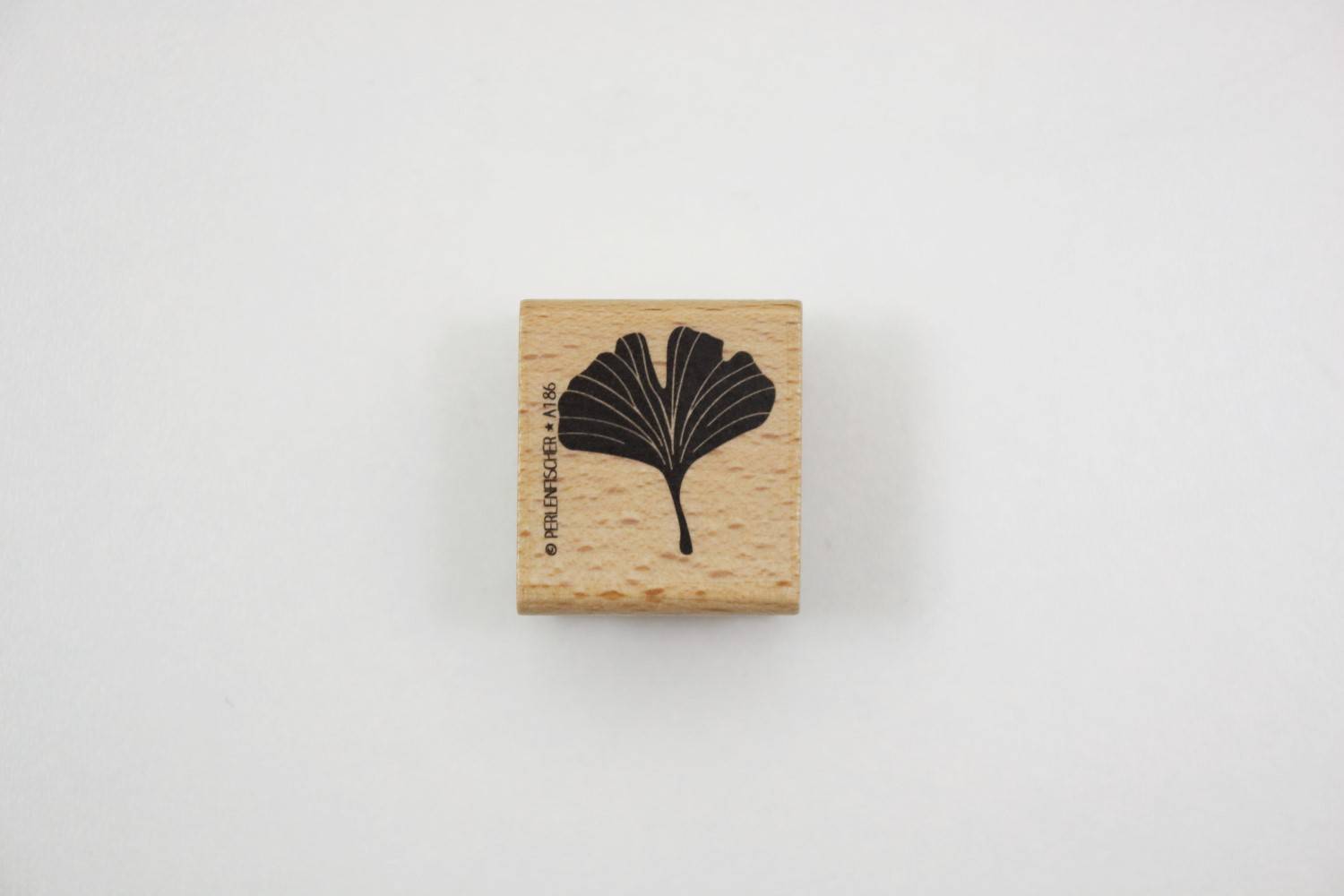 Buiten naaimachine Slechthorend Houten stempel-Perlenfischer- ginkgo | Stempels