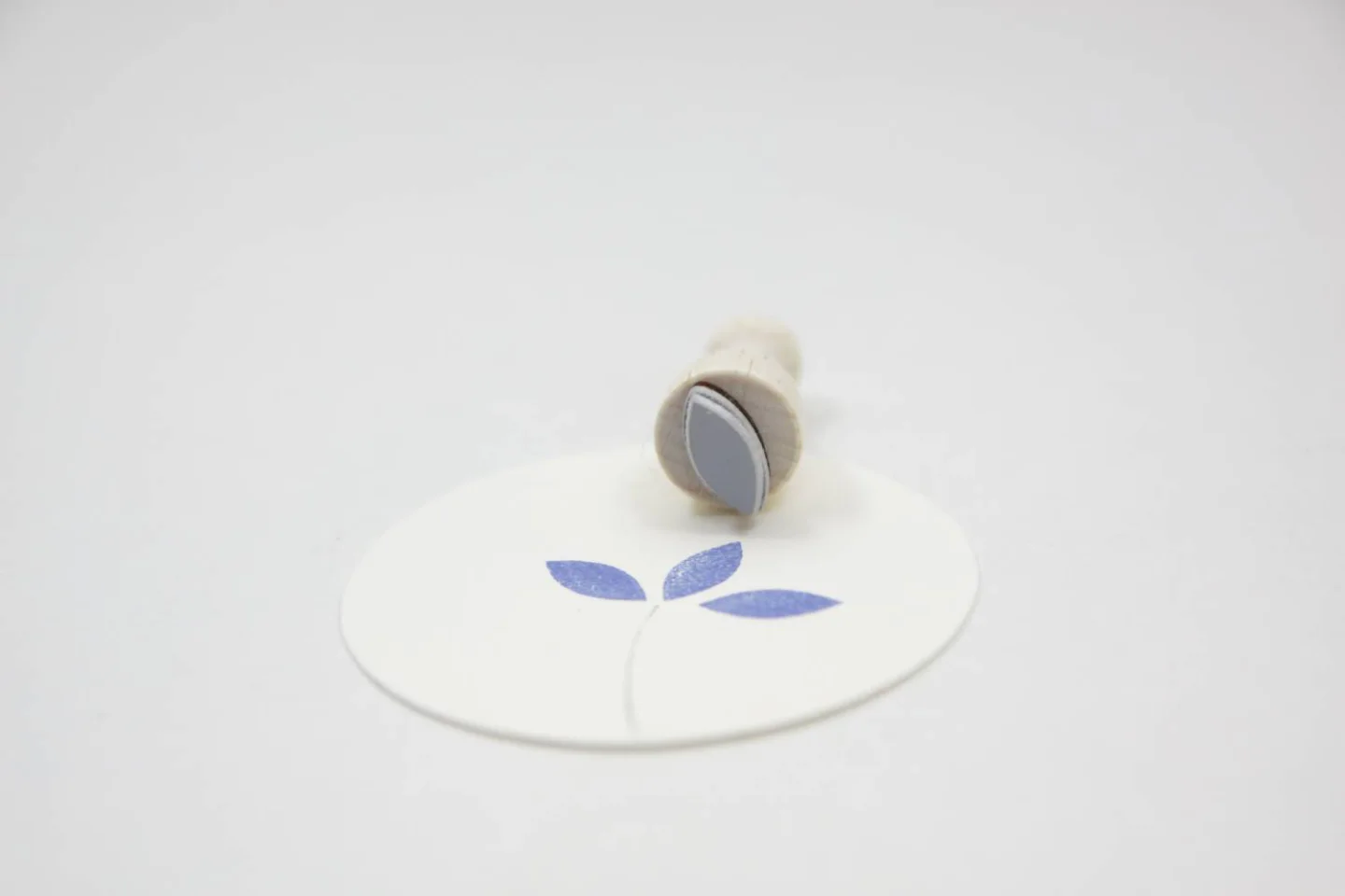 stempel hout - blaadje- elips- patroonst.