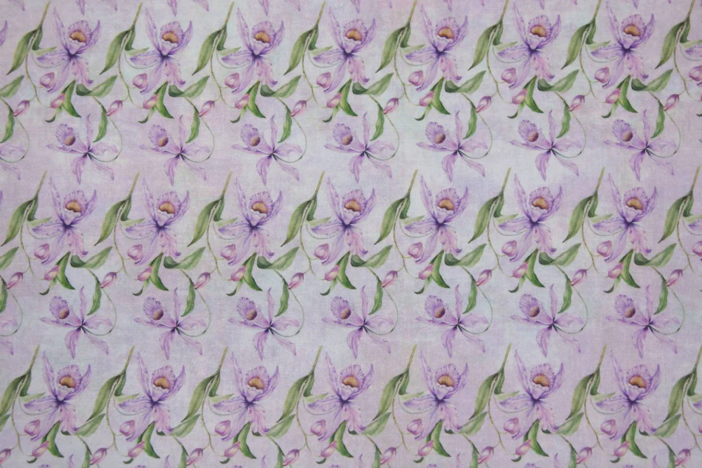 quiltstof-lila blauw gevlamd met lila bl.