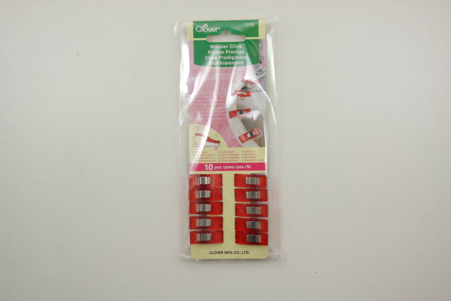 wonderclips clover- vastzetten stof