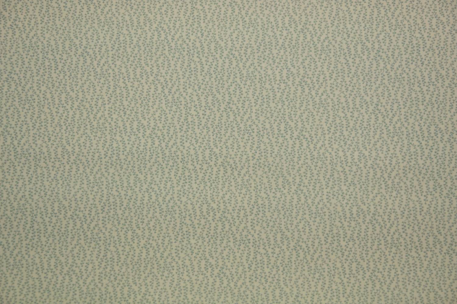 quiltstof-ecru-zeeblauwe slingertakjes-M