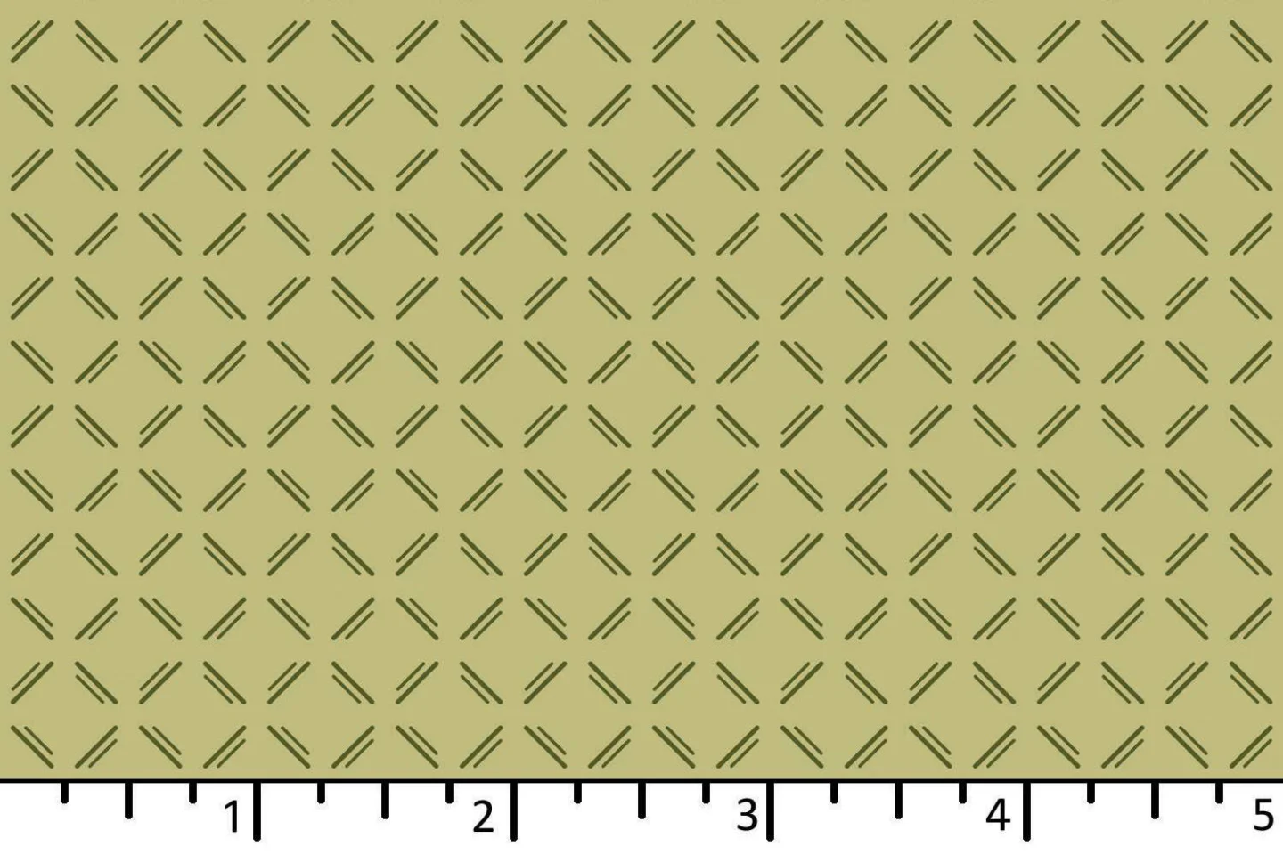 quiltstof-licht olijfgroen- schuine ruit.