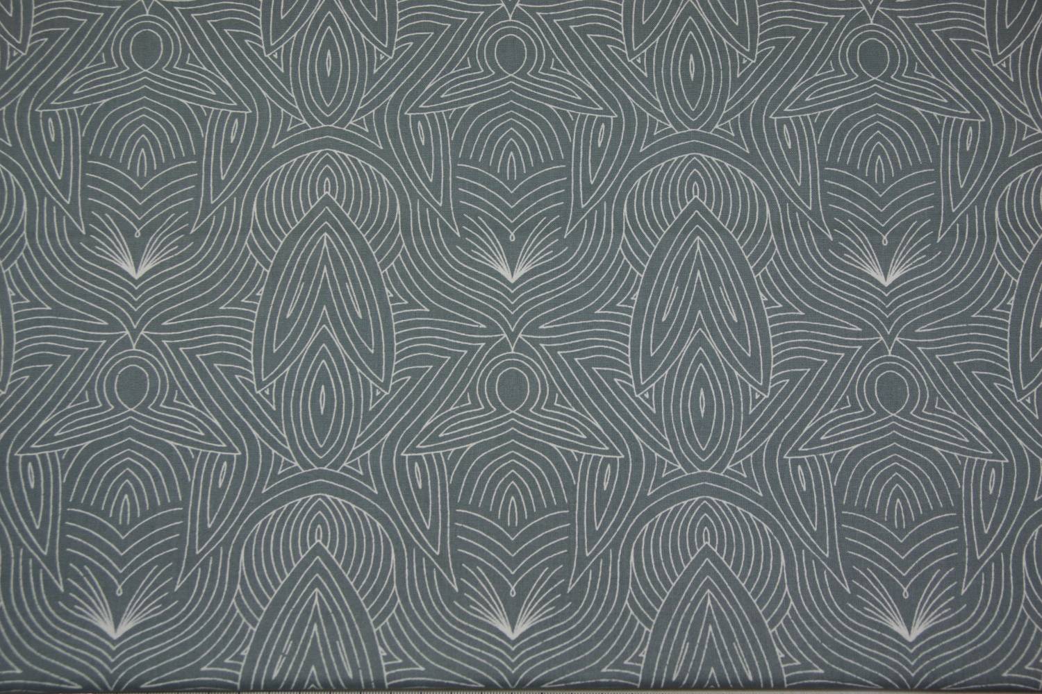 quiltstof-grijsblauw-wit patroon-Moda-Mo