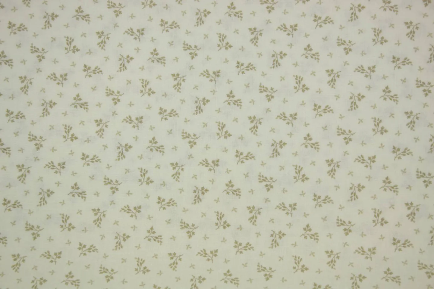 quiltstof-ivoor-taupe bladtakje-Moda Fab.
