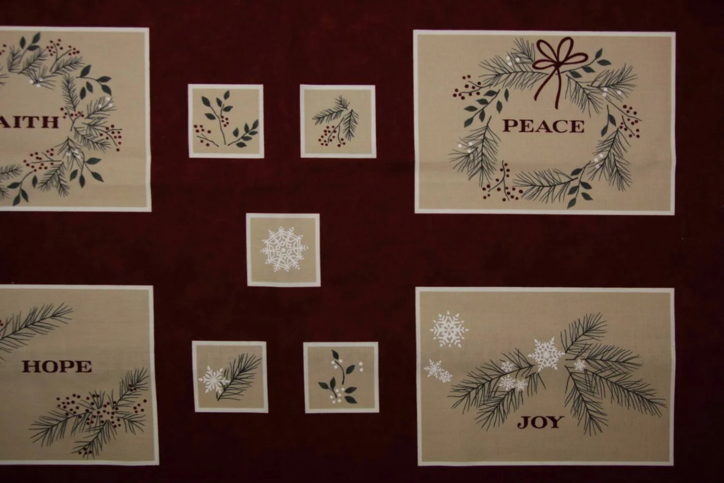 quiltstof-Panel-Warm Winter Wishes-Moda-.