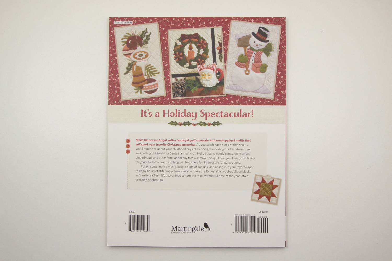 Christmas Cheer-patchwork en applicatie-