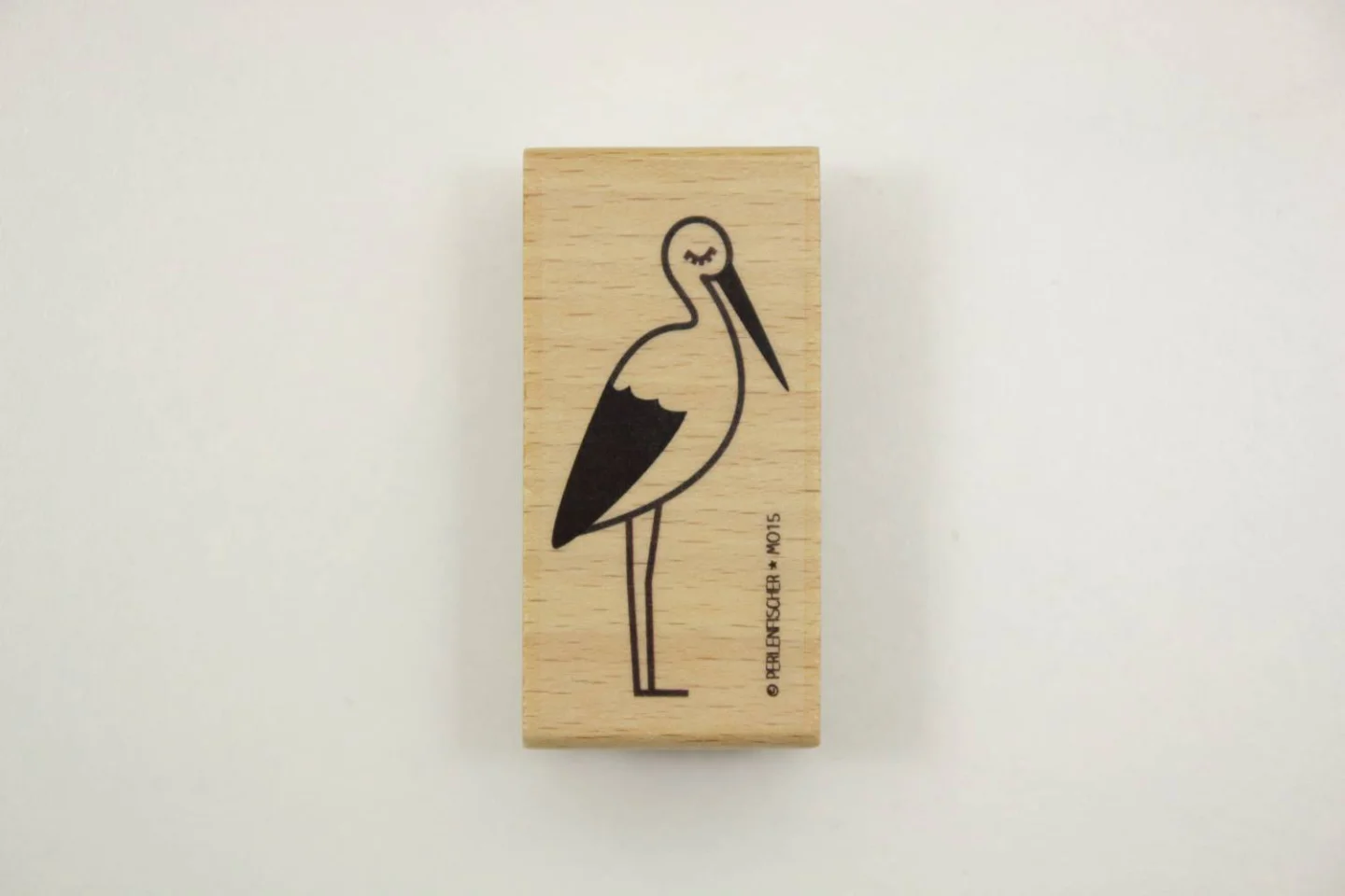 Houten stempel-Perlenfischer-ooievaar-3.