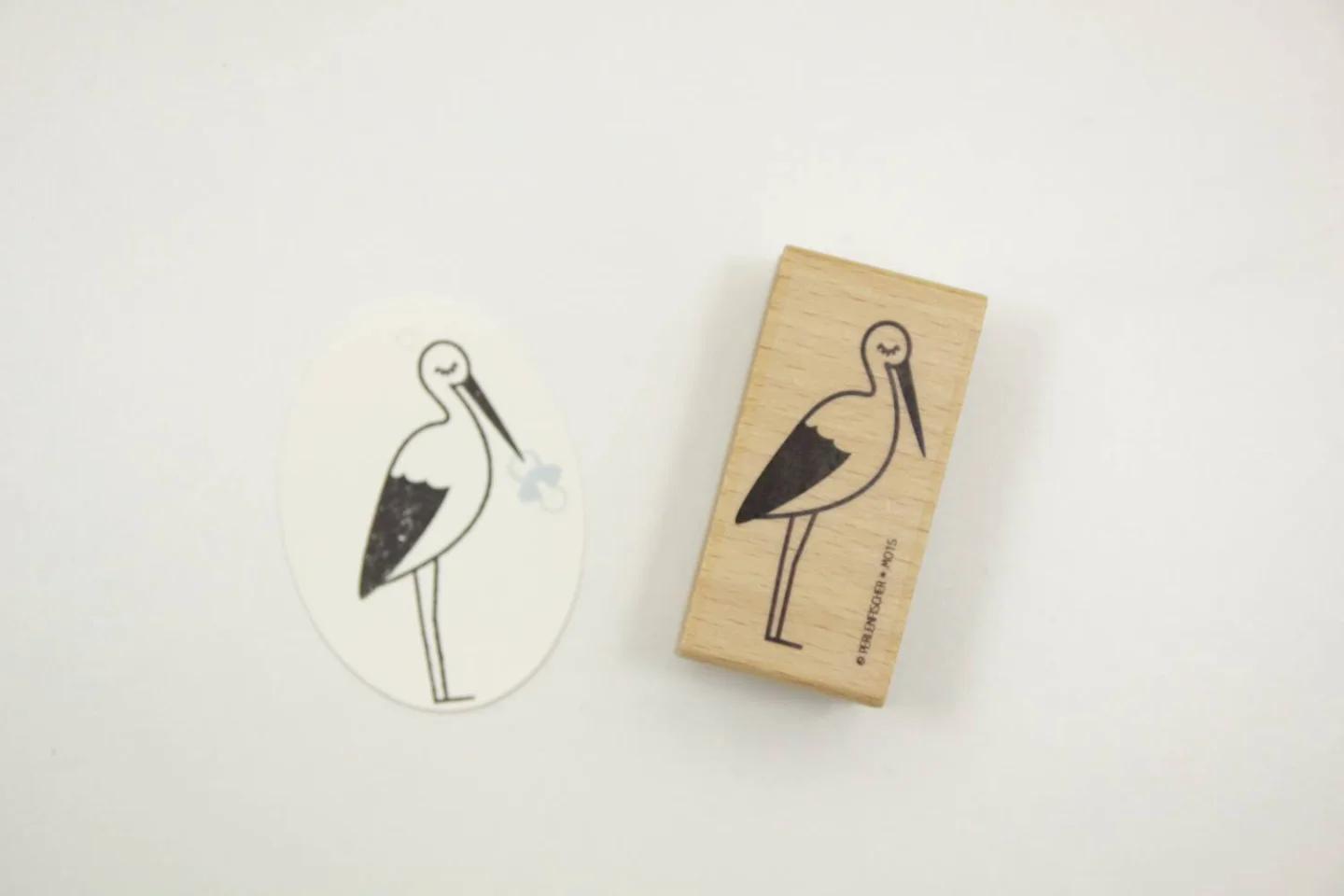 Houten stempel-Perlenfischer-ooievaar-3.