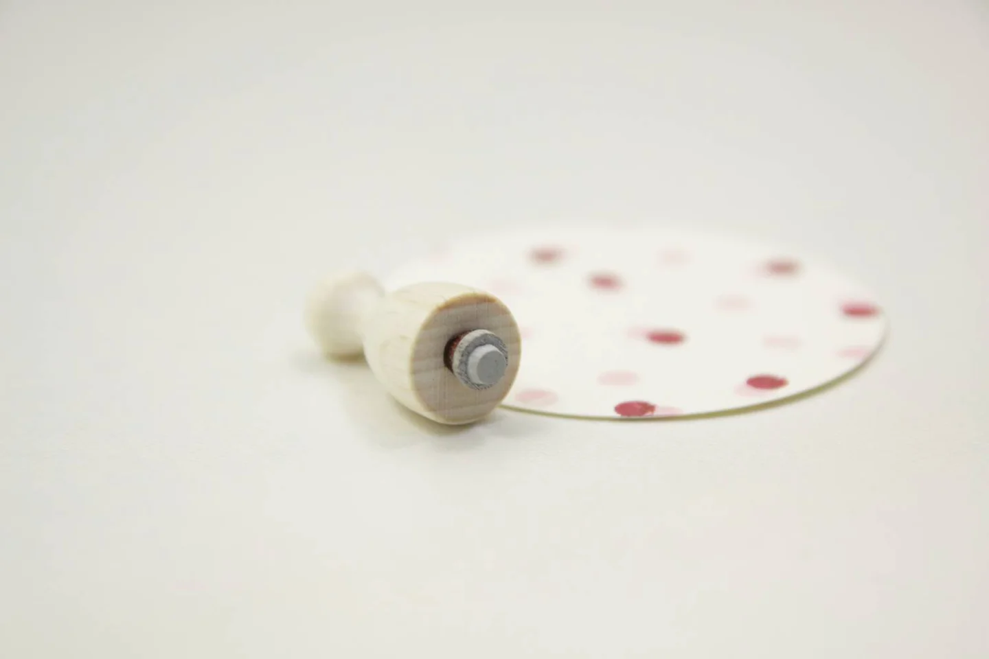 Houten stempel-Perlenfischer-stip 6 mm-1.