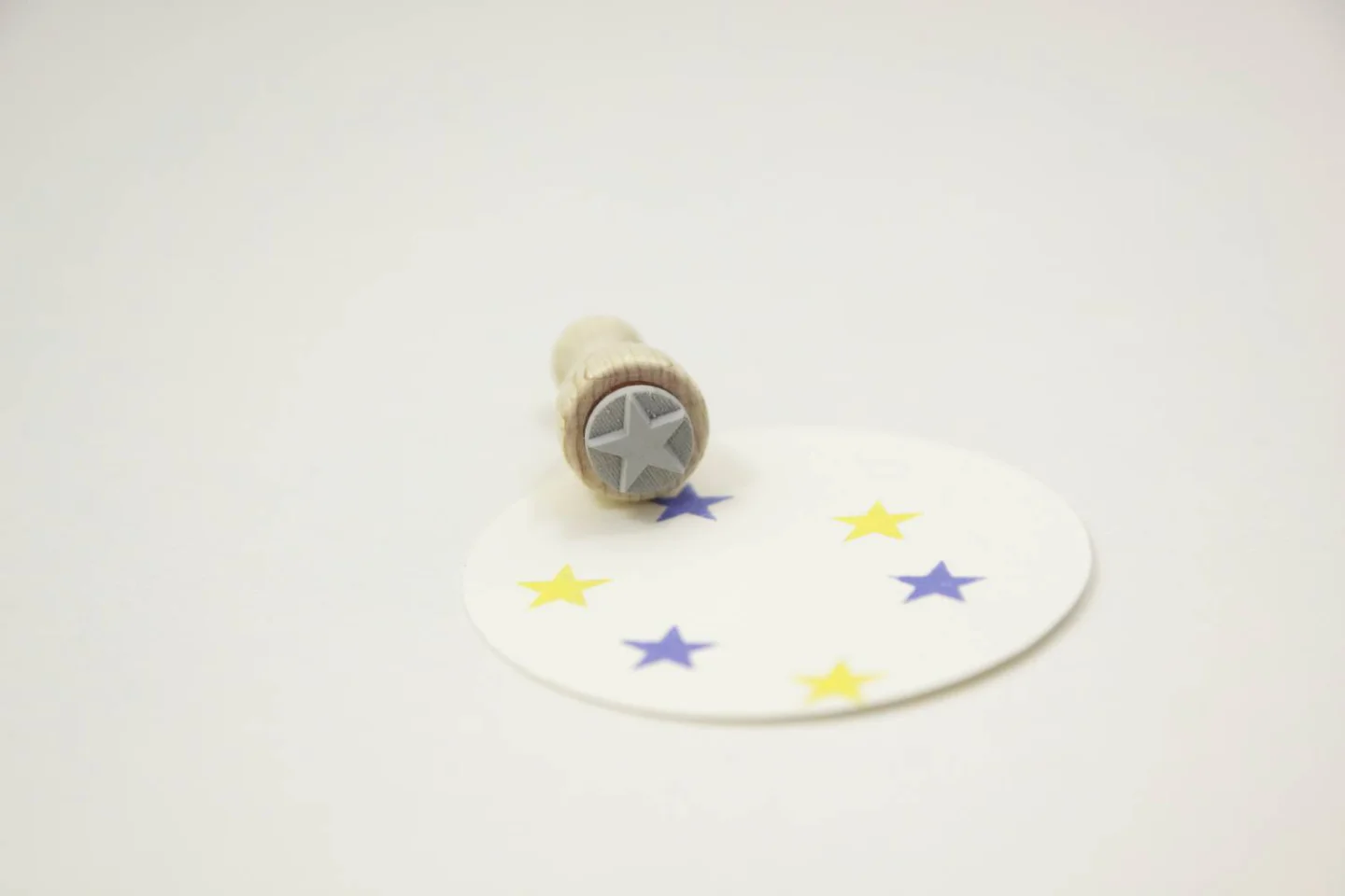 Houten stempel-Perlenfischer-sterretje-1.