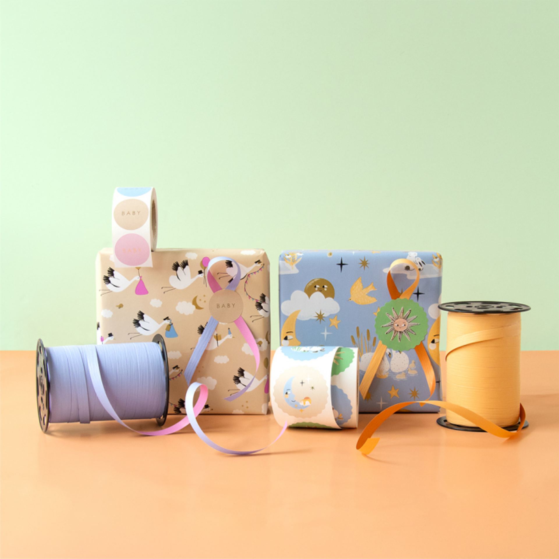 HOP inpakpapier baby dreams- inpakken ba