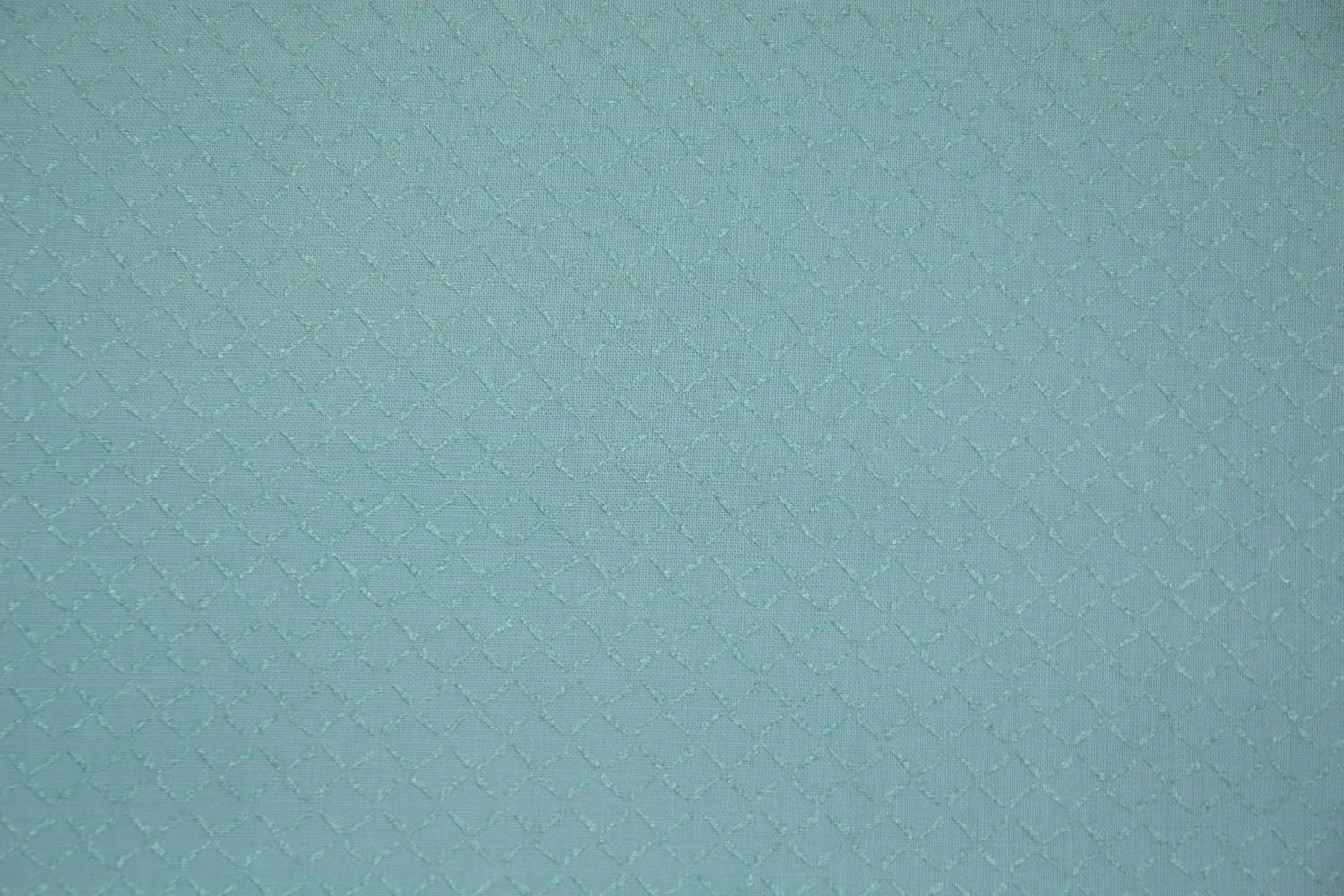 quiltstof-aquablauw-zacht glanzend ruitm