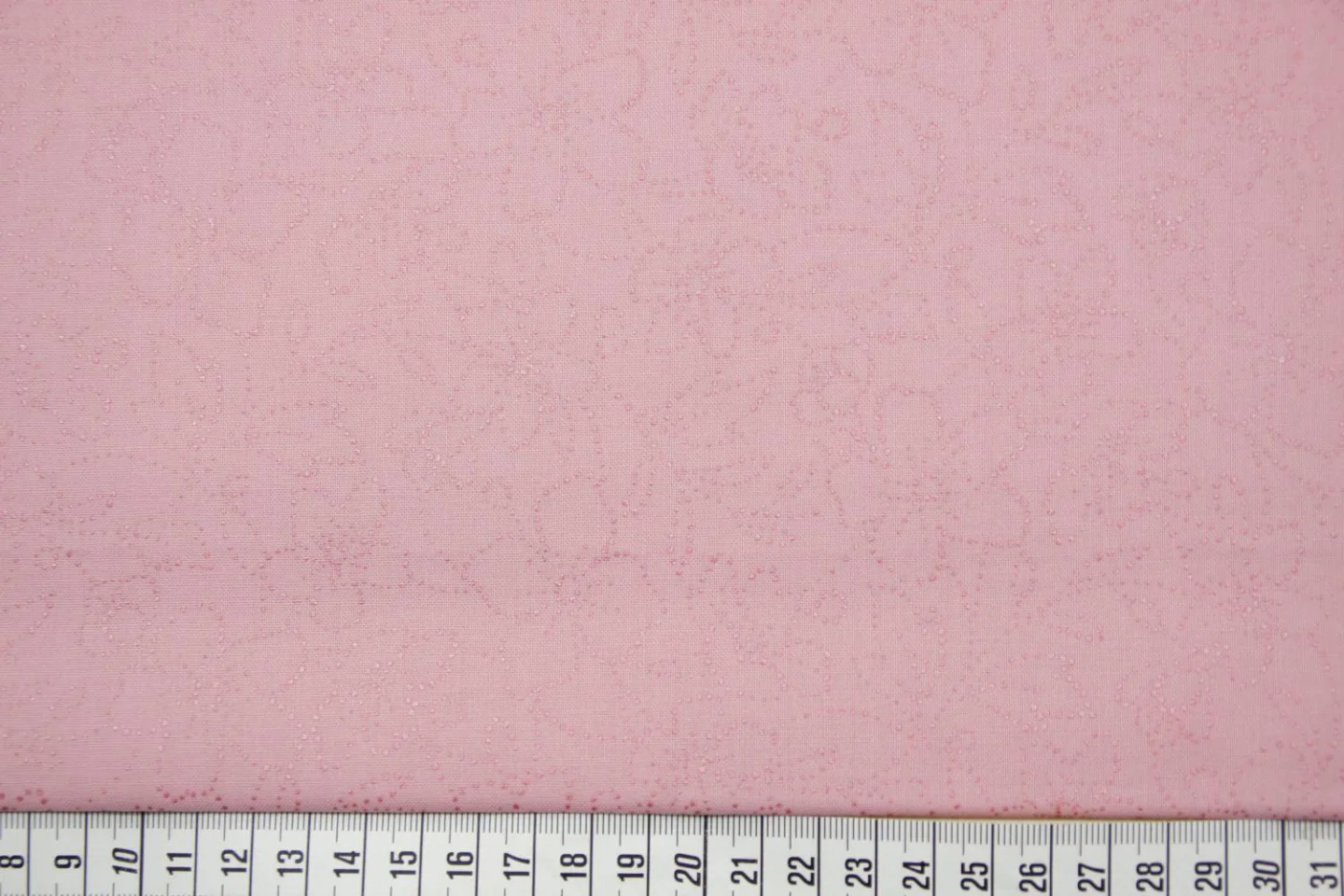 quiltstof-roze-bloempatroon stipjes-Mayw.