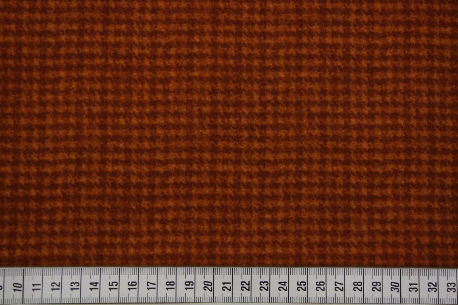 quiltstof-flanel-warm oranje met roest-