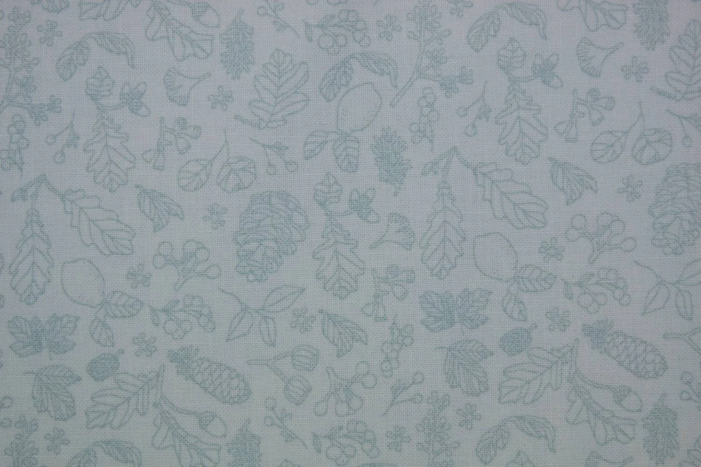 quiltstof-lichtblauw-blauw bladmotief-Po.