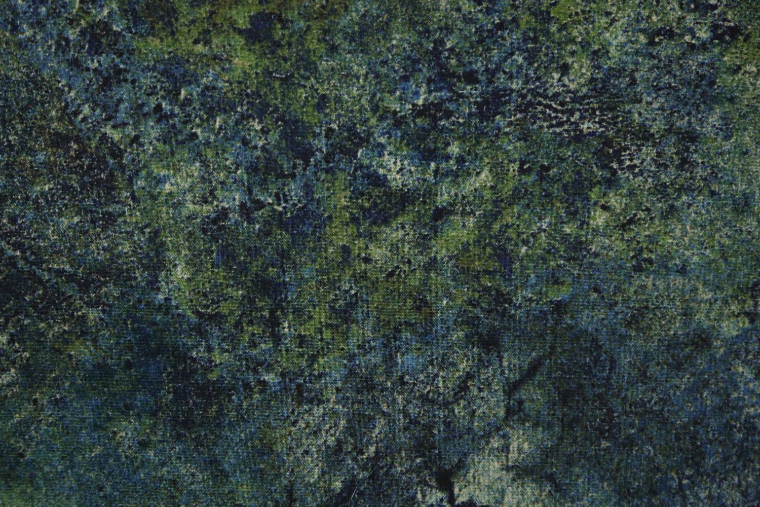 quiltstof-donkerblauw en groen, 39301-49