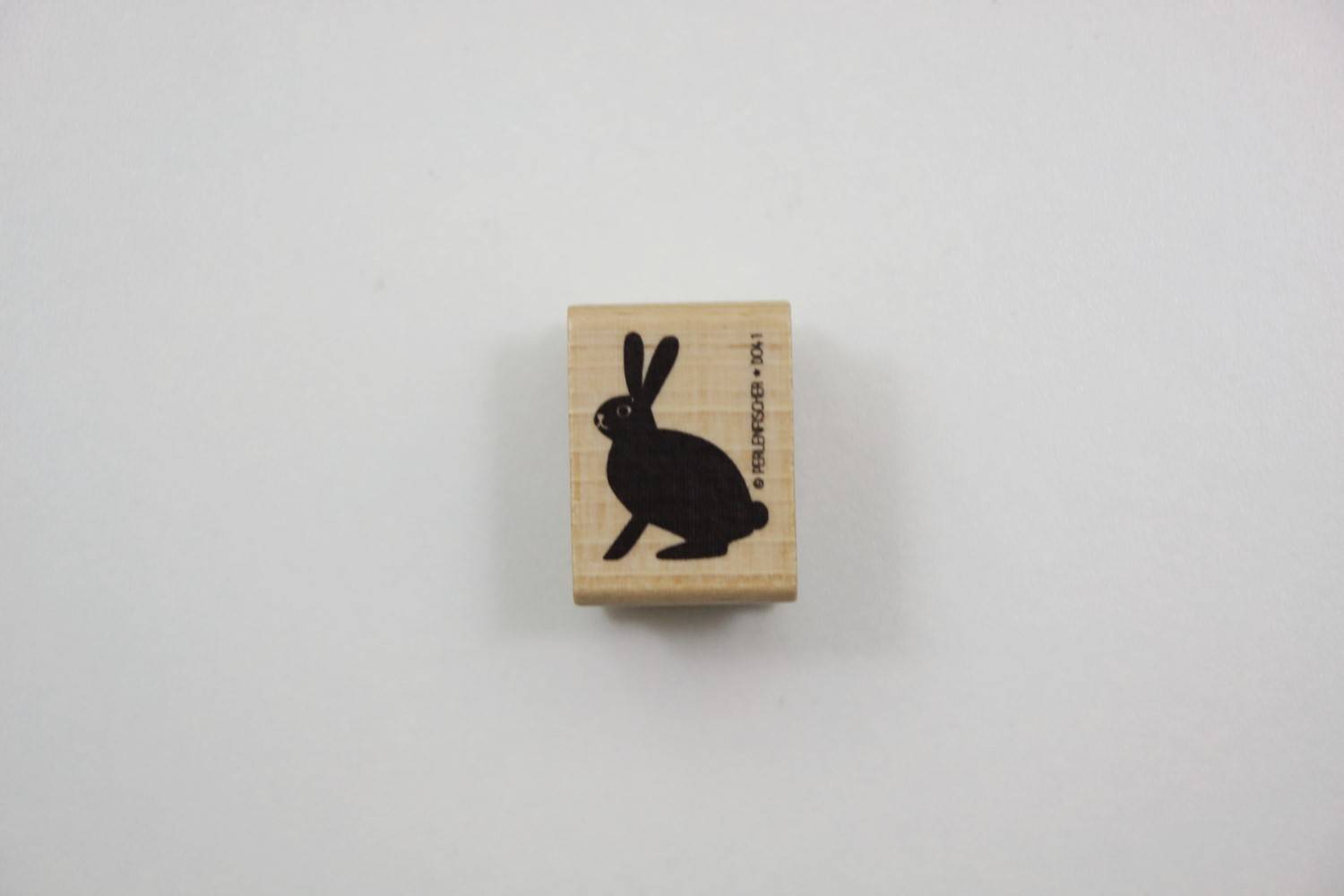 stempel hout haas hare bosdieren perlenf